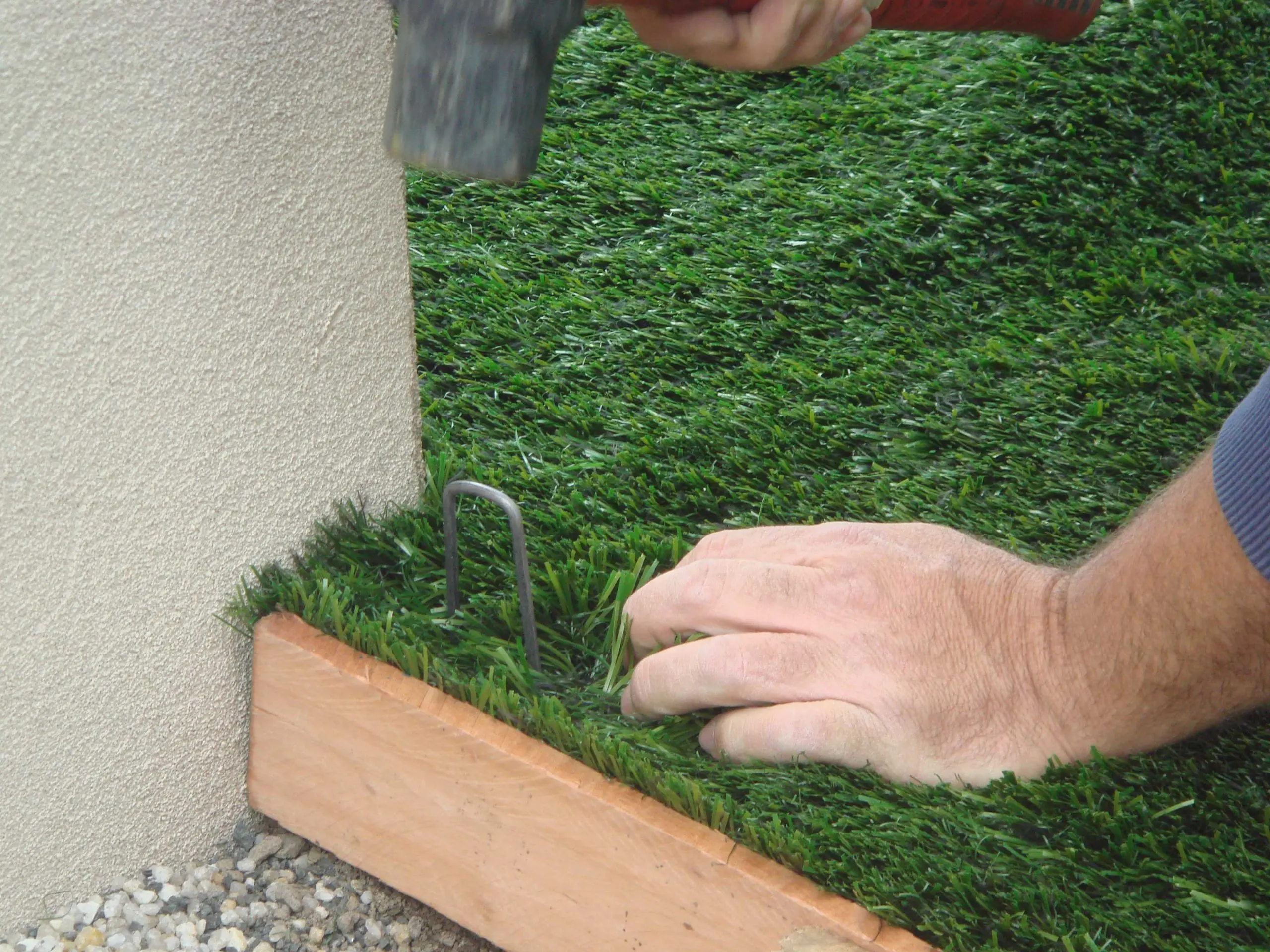 Artificial Turf Drainage System Installation in League City, TX